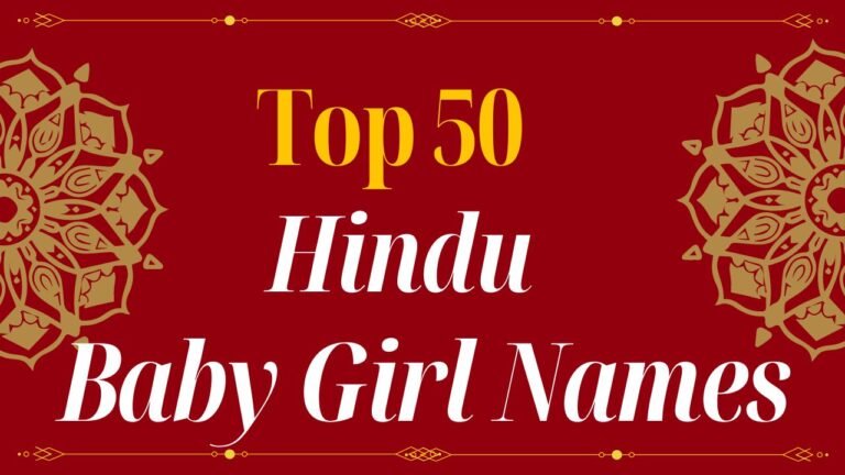 Hindu Baby Girls Names