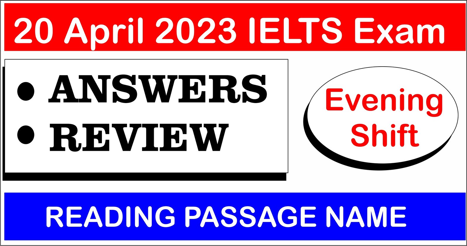 20 April 2023 IELTS Exam