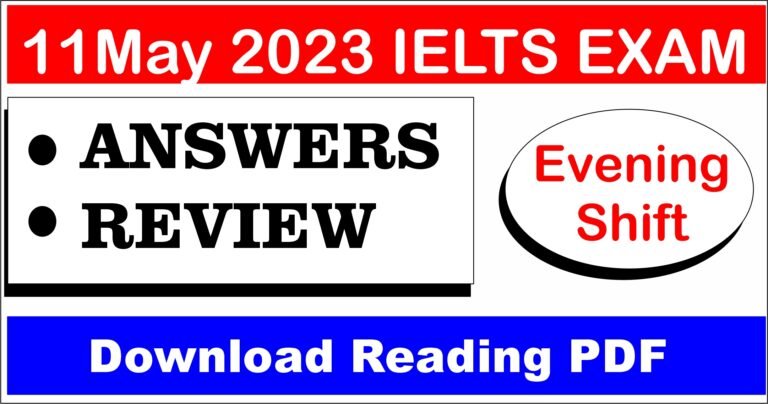 11 may 2023 ielts exam review