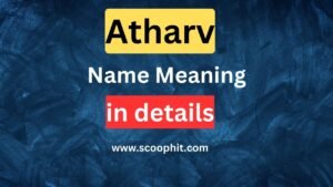 atharv name meaning