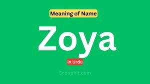 Zoya Name Meaning in Urdu