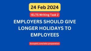 EMPLOYERS SHOULD GIVE LONGER HOLIDAYS TO EMPLOYEES